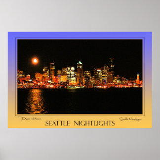 Affiche Vols de Seattle