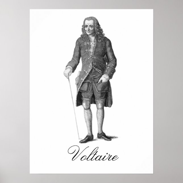 Affiche Voltaire (Devant)