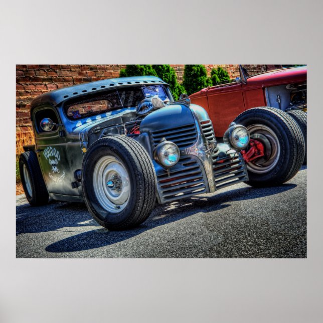 Affiche Voodoo Speed & Kustoms Dodge (Devant)