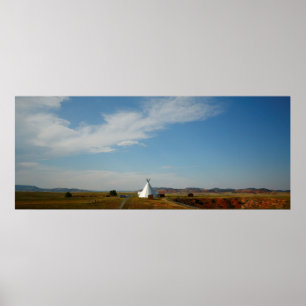 Affiche Vore buffalo saut, Wyoming