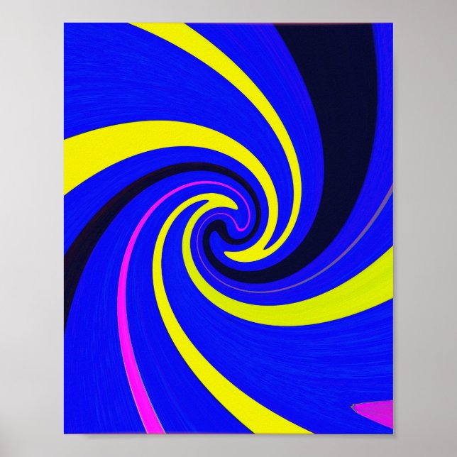 Affiche Vortex bleu (Devant)