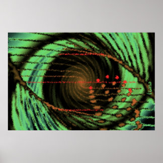 Affiche Vortex oculaire par Izana