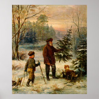 Affiche Vorweihnacht de Franz Krüger (19e siècle)