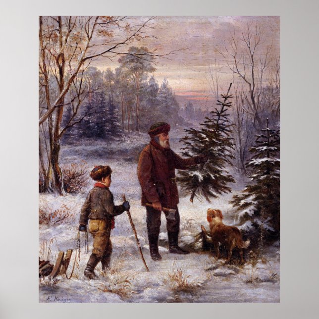 Affiche Vorweihnacht Franz Krüger Arbre de Noël (Devant)