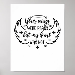 Affiche Vos ailes étaient prêtes mais mon coeur n'était pa