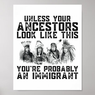 Affiche Vos ancêtres ressemblent à ça Vous êtes probableme