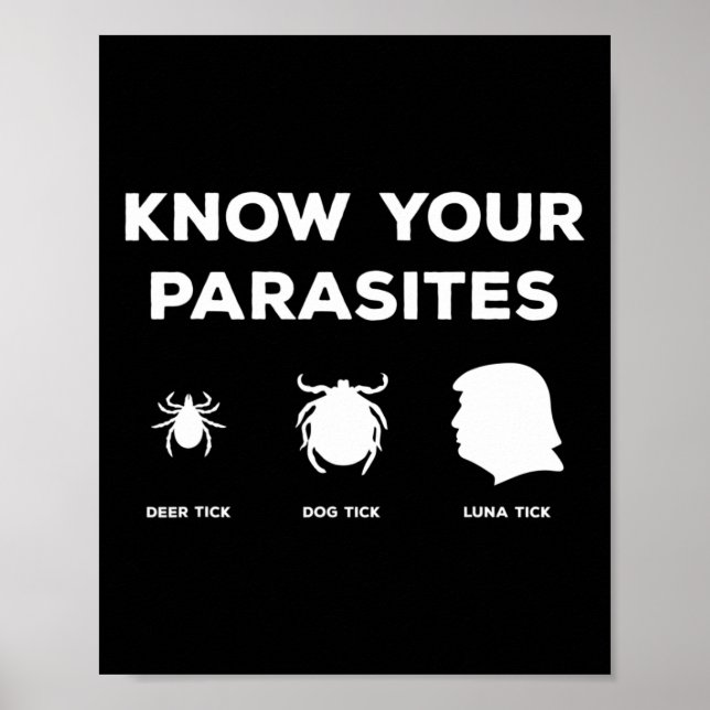 Affiche Vos Parasites N'Importe Qui, À L'Exception De La C (Devant)
