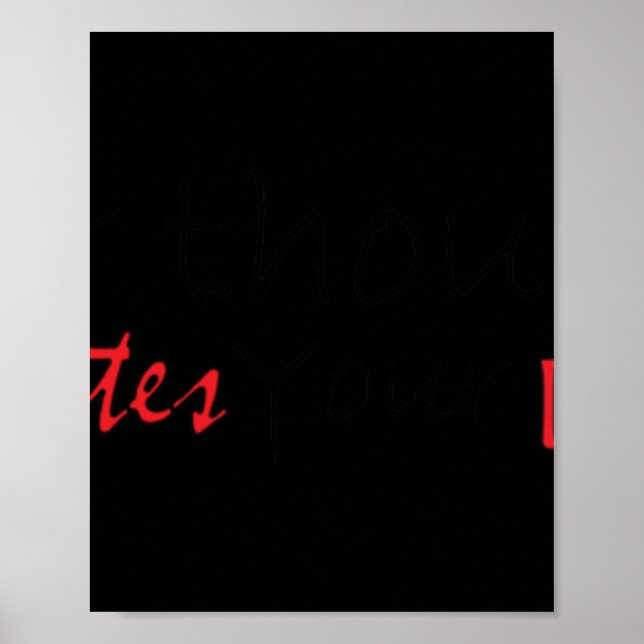 Affiche Vos pensées dicte votre autocollant de destination (Devant)