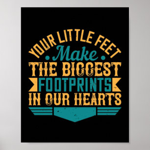 Affiche Vos Petits Pieds, Faites Les Plus Grandes Empreint