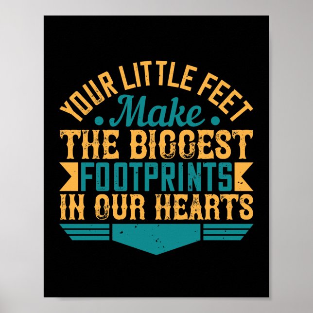 Affiche Vos Petits Pieds, Faites Les Plus Grandes Empreint (Devant)