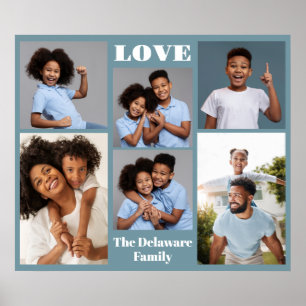 Affiche VOS photos, texte et couleur