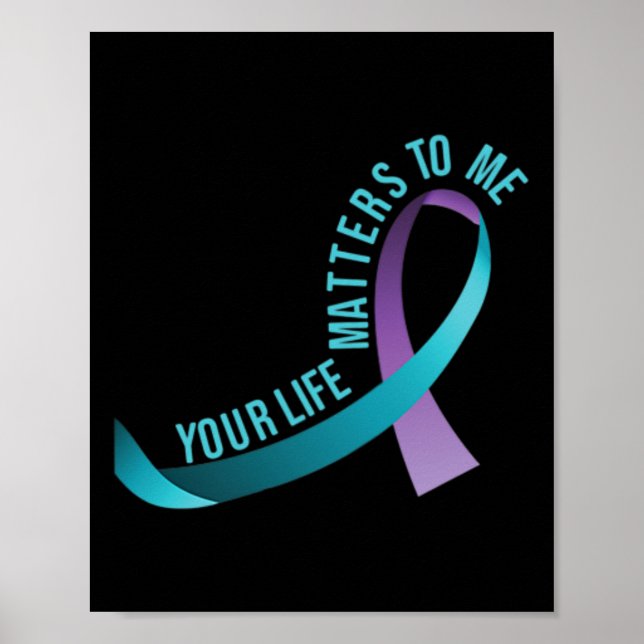 Affiche Vos Problèmes De Vie Pour Moi Suicide Prévention (Devant)