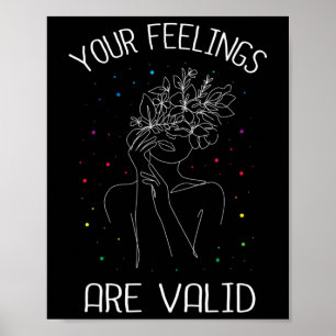 Affiche Vos sentiments sont valables en santé mentale