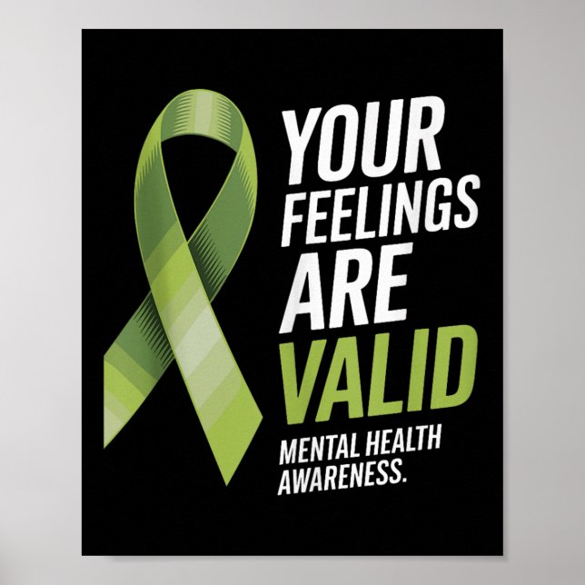 Affiche Vos Sentiments Sont Valables Sensibilisation À La  (Devant)