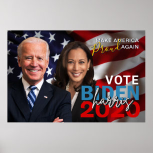 Affiche Vote Biden Harris 2020 Election Patriotic Photo
