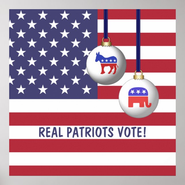 Affiche Vote des vrais patriotes (Devant)
