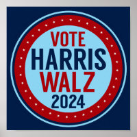 Vote Harris Walz pour l'élection présidentielle de