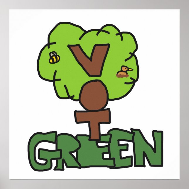 Affiche Vote Parti Vert (Devant)