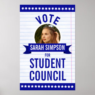 Affiche Vote pour le président de classe : Élection du con