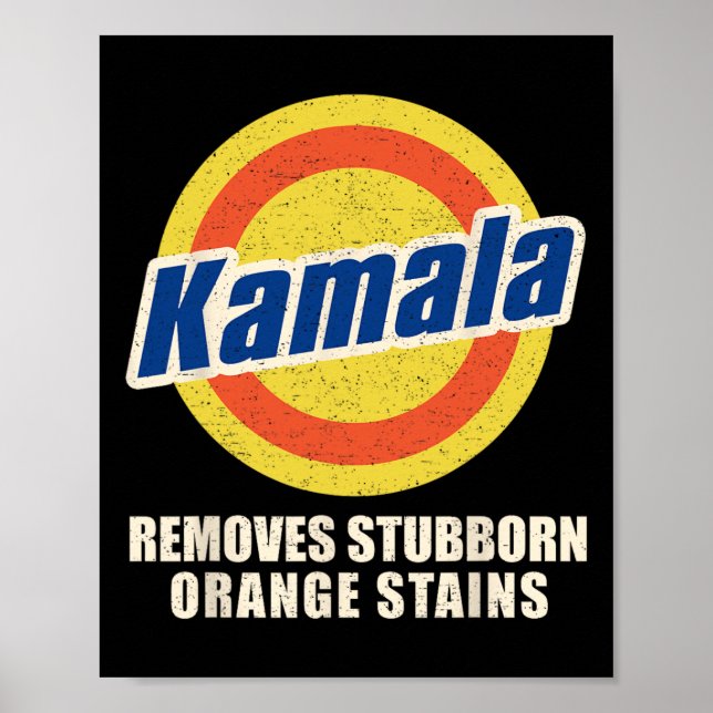 Affiche Vote Remove Stube Orange Stains Harris Funny Vo (Devant)