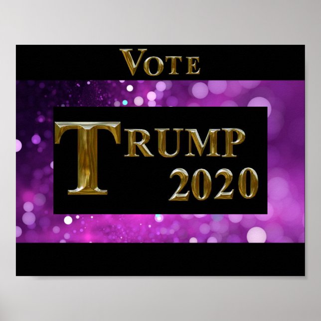 AFFICHE VOTE TRUMP 2020 (Devant)