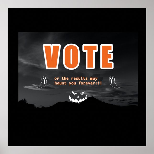 Affiche Voter Des Tactiques Peur (Devant)