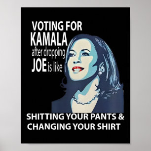 Affiche Voter Pour Kamala Après Avoir Laissé Joe, C'Est Co