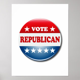 AFFICHE VOTER RÉPUBLICAIN