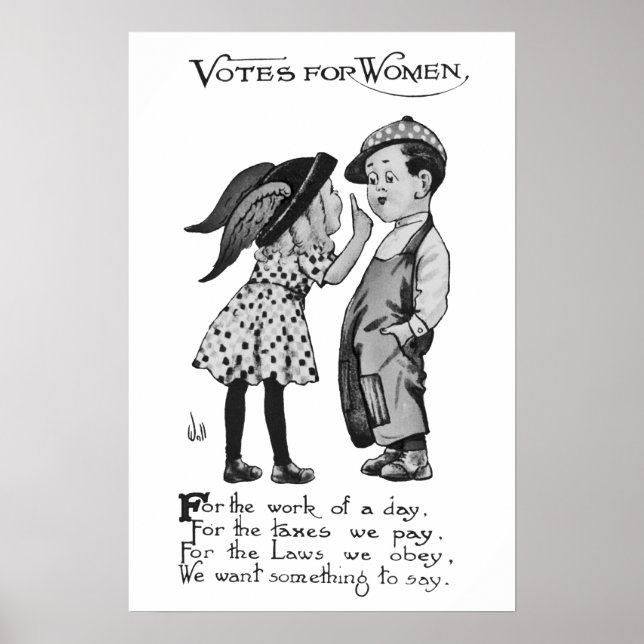 Affiche Votes Pour Les Femmes (Devant)