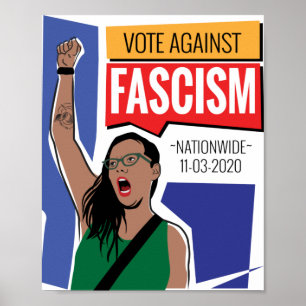 Affiche Votez contre le fascisme