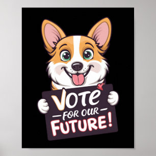 Affiche Votez Pour Notre Sticker Pour Le Futur
