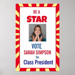 Affiche Voting Be a Star" produit sucré,