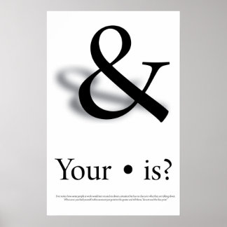 Affiche Votre argument ?