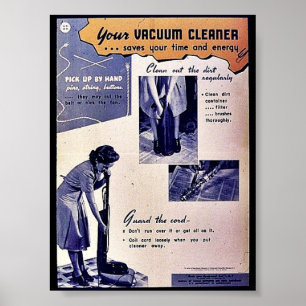 Affiche Votre aspirateur