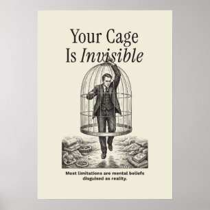 Affiche Votre cage est invisible