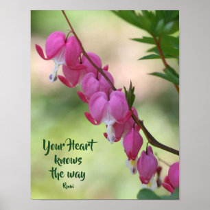 Affiche Votre coeur connaît les coeurs saignants Inspirati