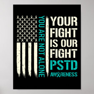 Affiche Votre combat est notre combat - Ptsd Sensibilisati