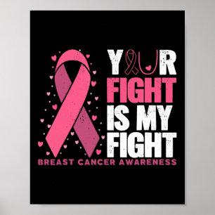 Affiche Votre combat Mon combat Famille Sensibilisation au