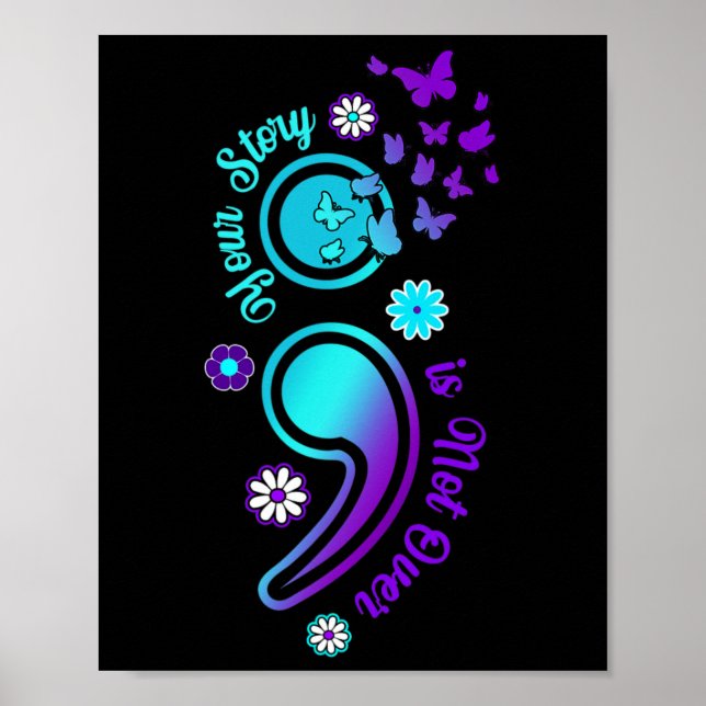 Affiche Votre Histoire N'Est Pas Supérieure À Semicolon Su (Devant)