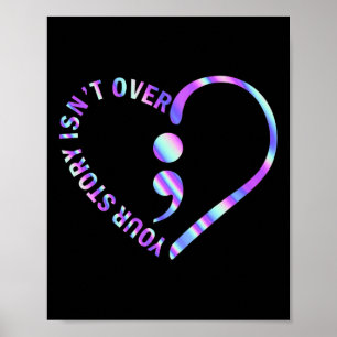 Affiche Votre histoire n'est pas sur la prévention du suic