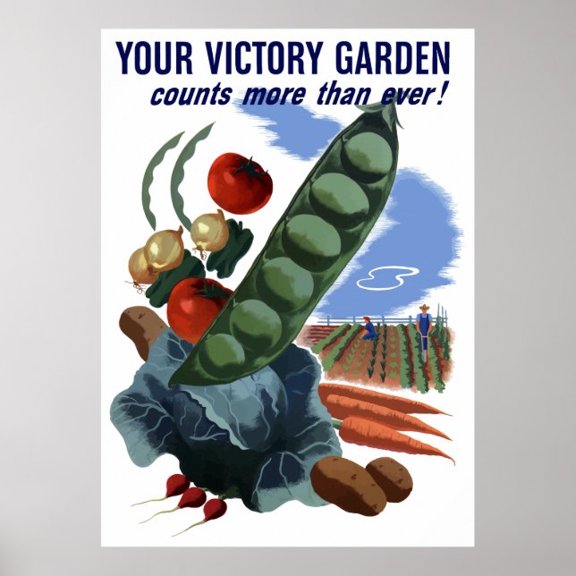 Affiche Votre Jardin De La Victoire Compte Plus Que Jamais (Devant)