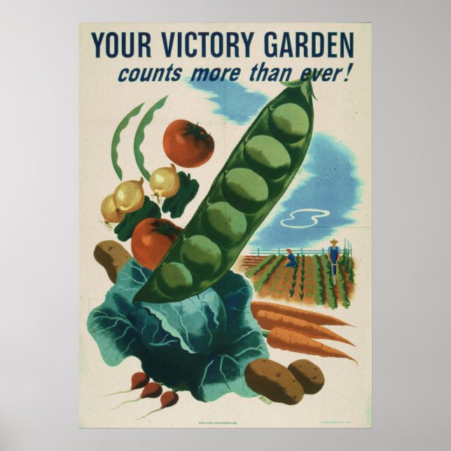 Affiche Votre jardin de victoire compte plus que jamais ! (Devant)