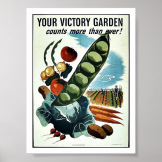 Affiche Votre Jardin Victoire