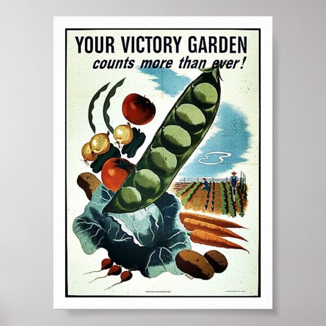 Affiche Votre Jardin Victoire (Devant)