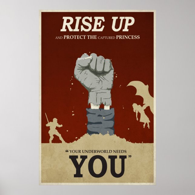 Affiche Votre monde souterrain a besoin de vous (Devant)