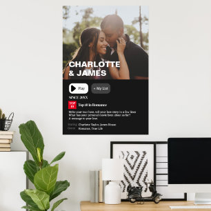 Affiche Votre photo de synthèse de film personnalisée