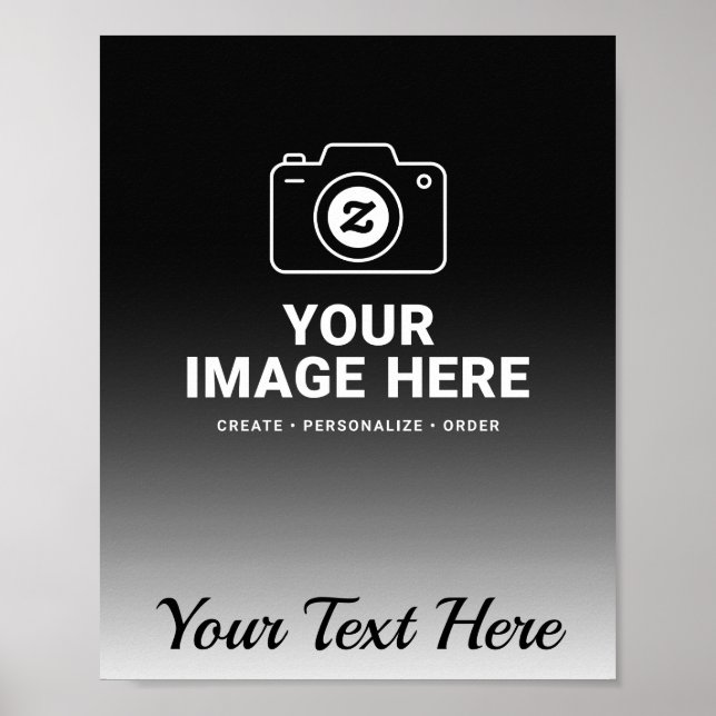 Affiche Votre propre image et texte (Devant)