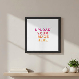 Affiche Votre propre photo vierge