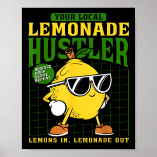 Affiche Votre revendeur de limonade local drôle patron de 