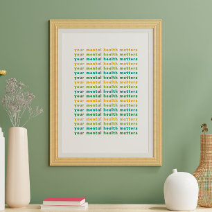 Affiche Votre santé mentale compte